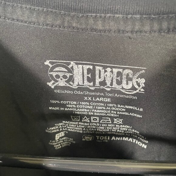 One Piece Straw Hat Crew T Shirt Mens XXL Luffy Wano Island Anime SS Black - Picture 3 of 4